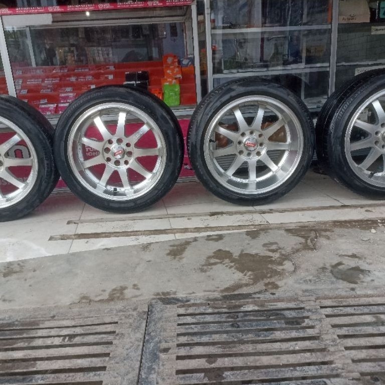 velg mobil rays japan ring 16 polish celong