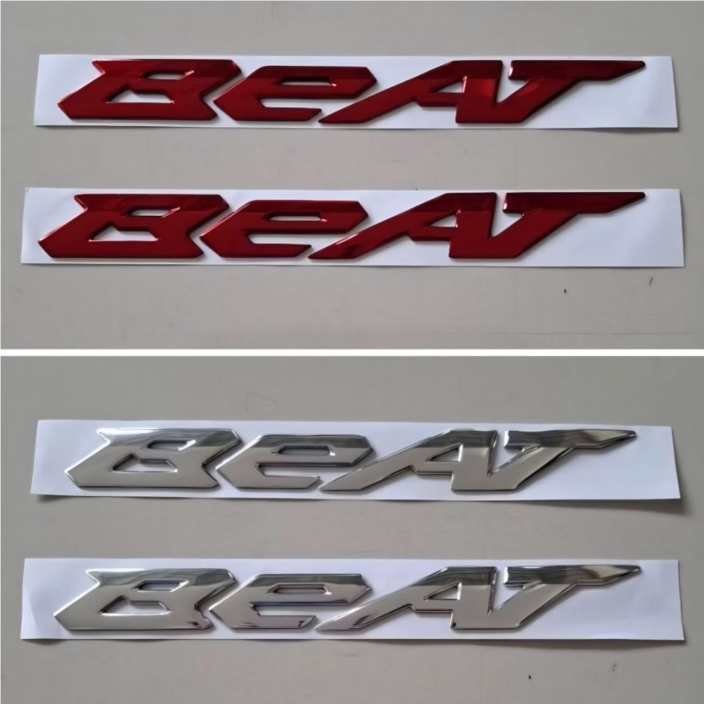 Emblem Beat Deluxe 2020 2021 2022 Original Lokal 2 pcs