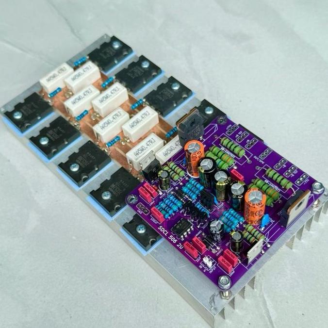 Socl 506 Pcb Double Layer Lengkap Transistor Final Siap Pakai