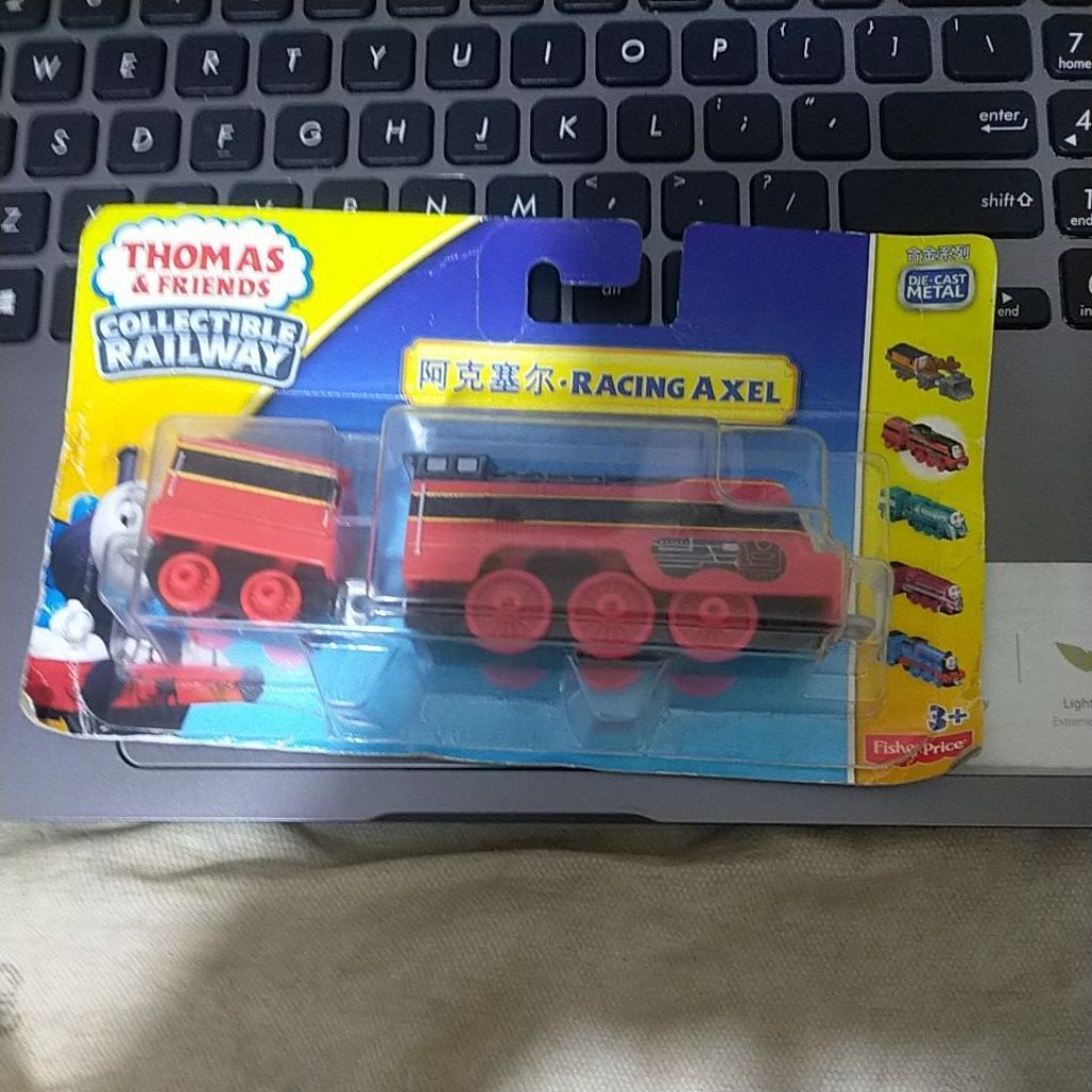 mainan train Thomas & Friends collectible railway Racing Axel Metal Engine diecast Thailand