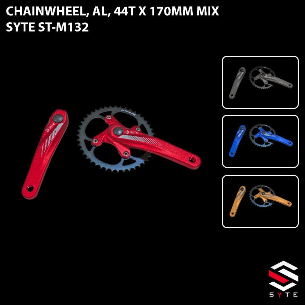 Crank 44 Syte HT 1 / Piringan 44 Syte HT 1/ Crank sepeda 44