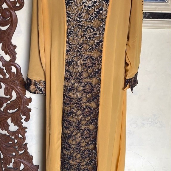 PL Gamis Ceruty Brukat