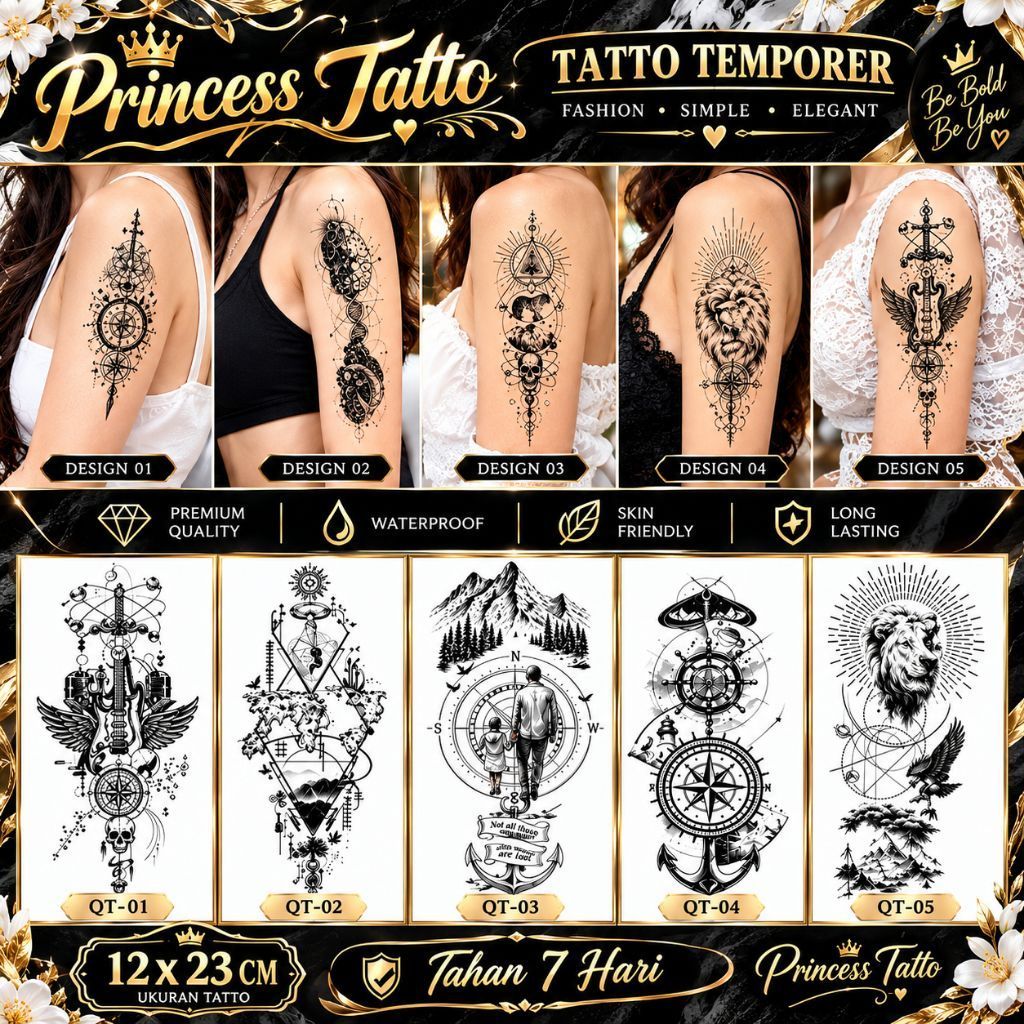 TATTO | Tatto temporer | Black design | Sticker tatto