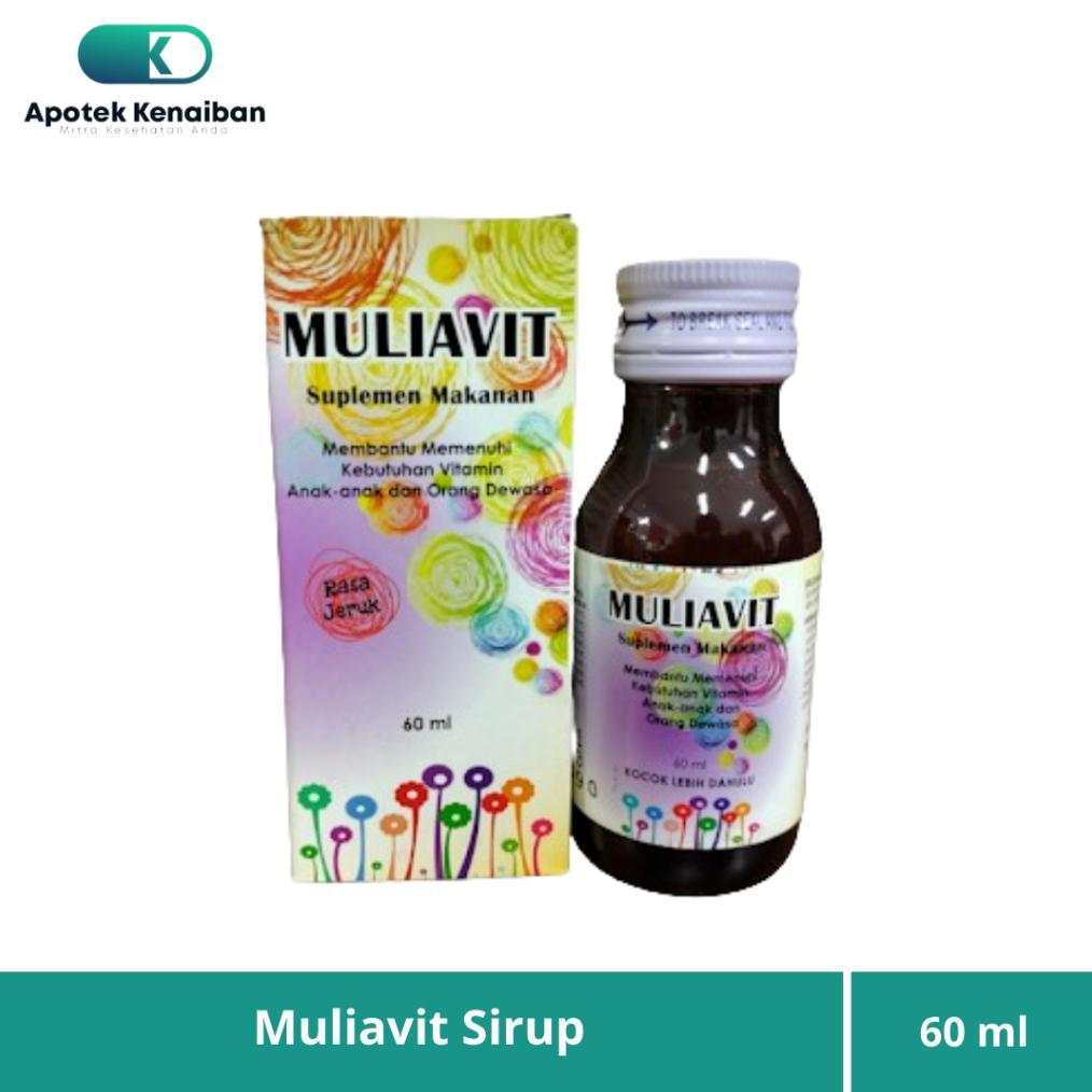 Ready Stock | Muliavit Sirup 60 Ml / Vitamin Penambah Nafsu Makan Anak | Cod
