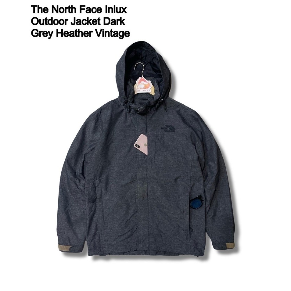 TNF The North Face Inlux Outdoor Jacket Dark Grey Heather Vintage