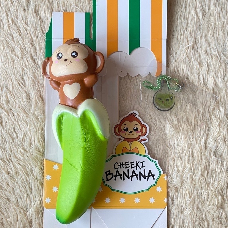 Squishy Punimaru Banana Cheeki