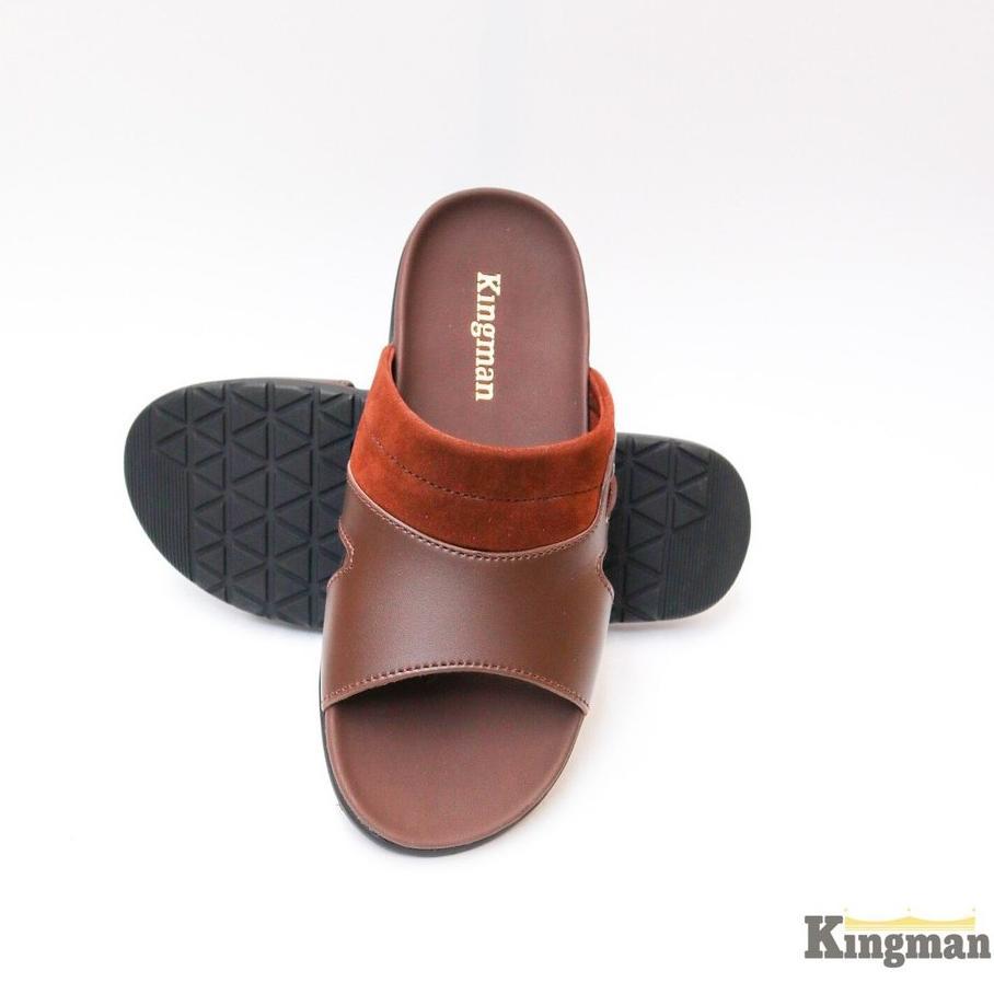 Kingman Sandal Pria Kekinian Miguel Premium Original Sandal Kulit Pria Kualitas Import