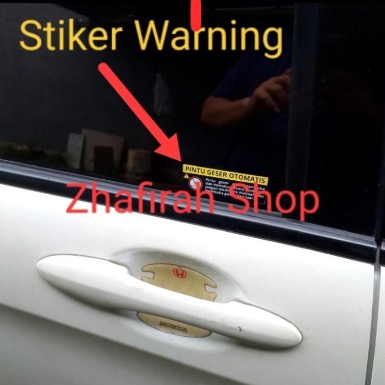 Stiker Warning PSD Mobil Murah Meriah ( Freed, Serena, Alphard , dll )