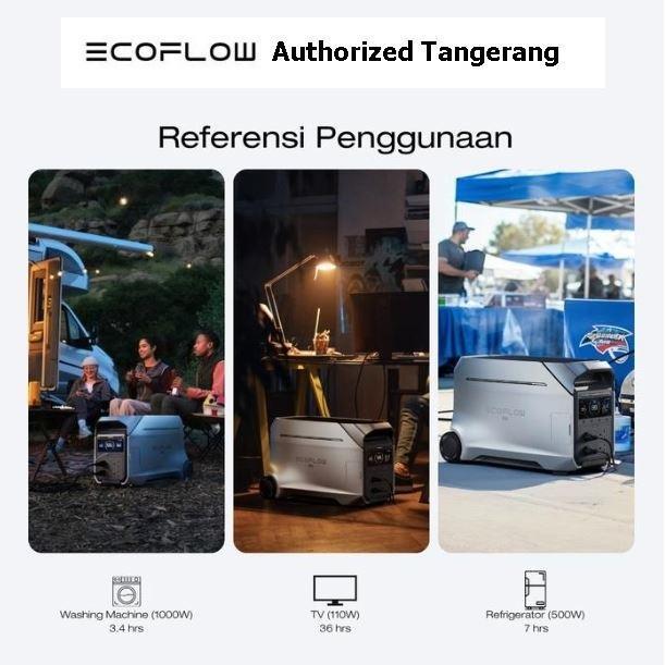 ECOFLOW DELTA PRO 3 PORTABLE POWER STATION, 4096WH LFP BATTERY 120/240V 4000W AC OUTPUT, SOLAR GENER