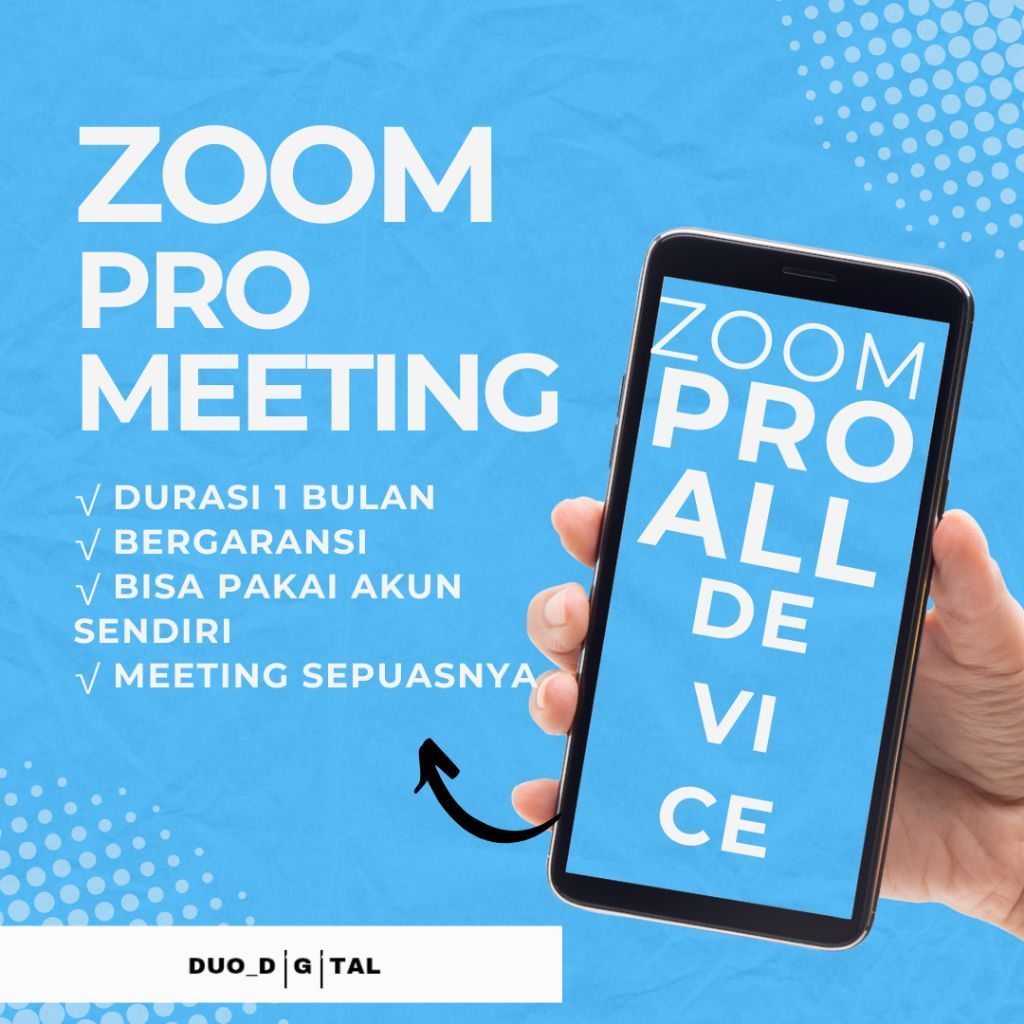 Zoom pro mingguan dan bulanan ALL FITUR 100 peserta | MEETING PREMIUM
