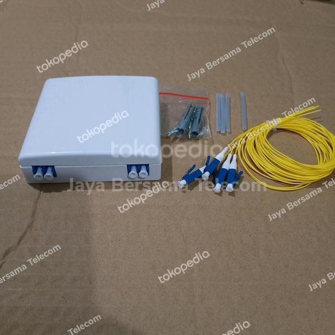 DF180 - Roset FO 4 Core LC-LC Duplex Singlemode Komplit Pigtail+Adapter
