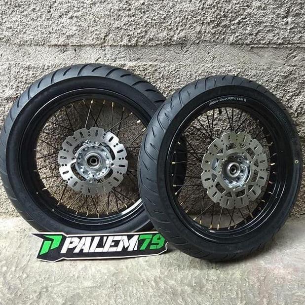 Wheelset CRF 150 17 300 350 - Paket Ban Supermoto Model CRF 250