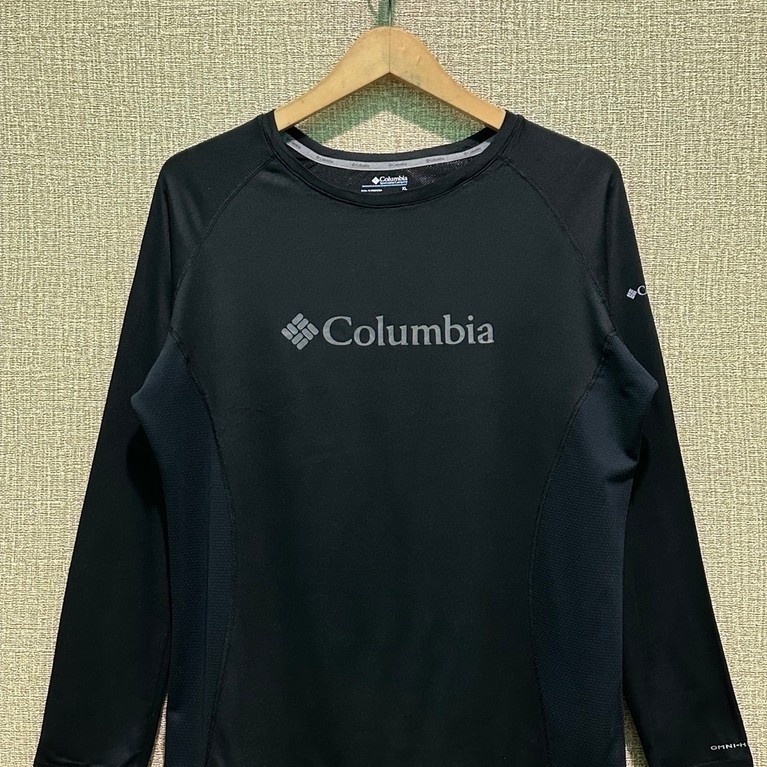 Baselayer Black Navy Running Columbia Omni Heat Activewear XL