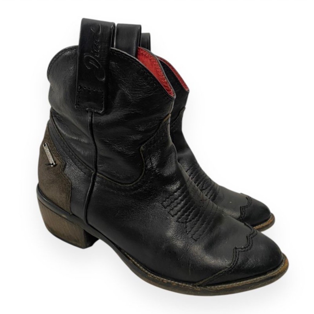 Diesel Cowboy Leather Boots