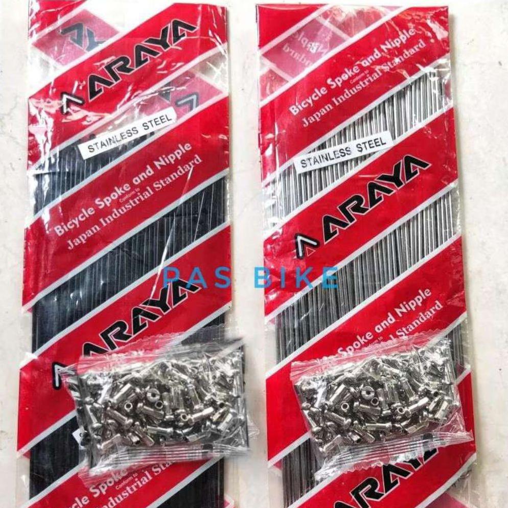 Jari BMX 20 Stainless Ruji Sepeda Roda 20 Spoke 187 mm Plus Nipel
