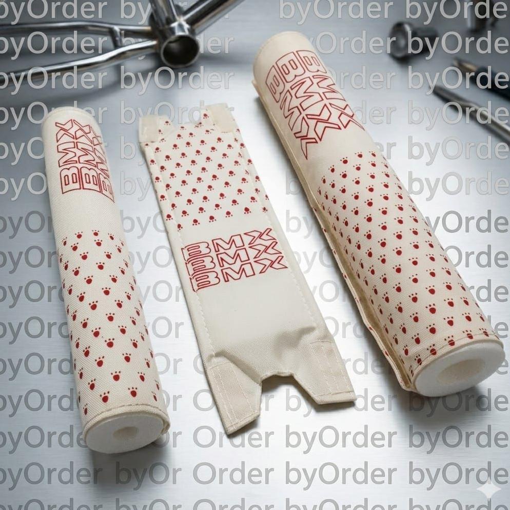 PAD SET BMX PUTIH TAIWAN PARTS FIT FOR USER DYNO HUTCH SKYWAY GT MONGOOSE REDLINE OSBMX NOS