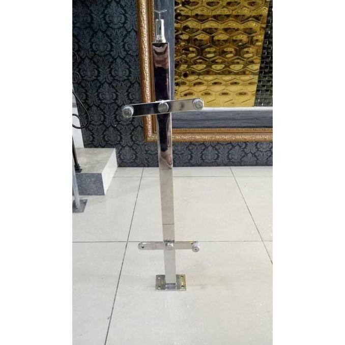 Ready Tiang Railing Kaca Glass Railing Stainless Steel Railing