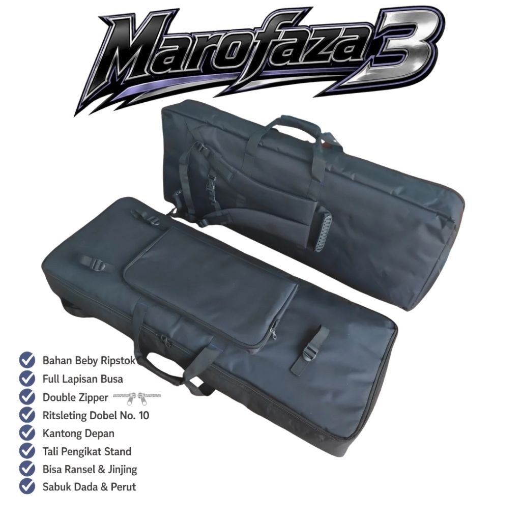 Marofaza 3 Tas Keyboard Yamaha PSR SX700 PSR SX600 PSR SX900 Gigbag Softcase Sarung Keyboard Bungkus
