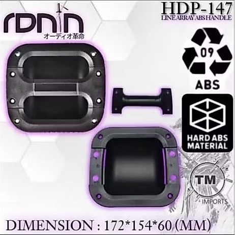 HANDLE RONIN Handle box speaker LINE ARRAY ABS HDP 147 ORIGINAL IMPORT