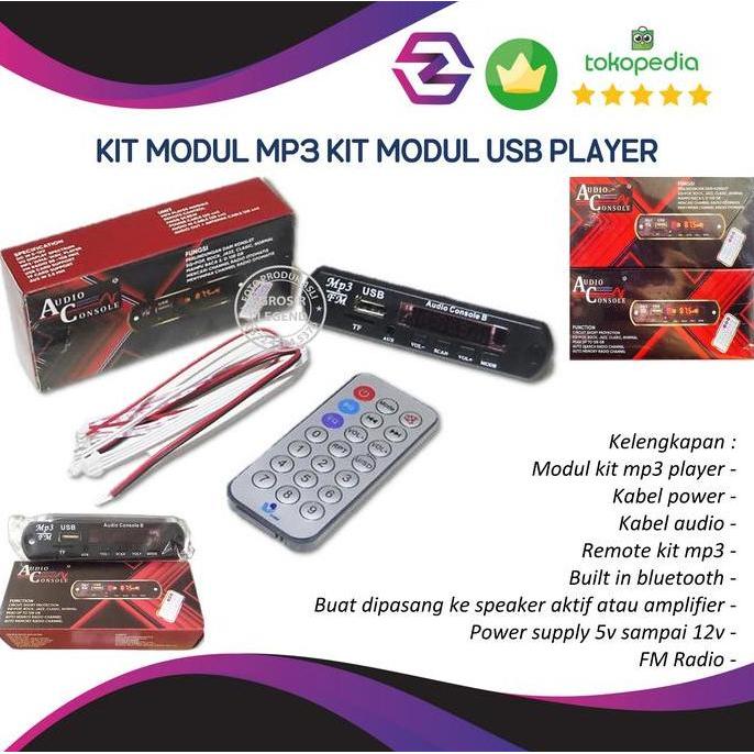 KIT MODUL MP3 KIT MODUL USB PLAYER KIT USB MODUL MP3 AUDIO BLUETOOTH