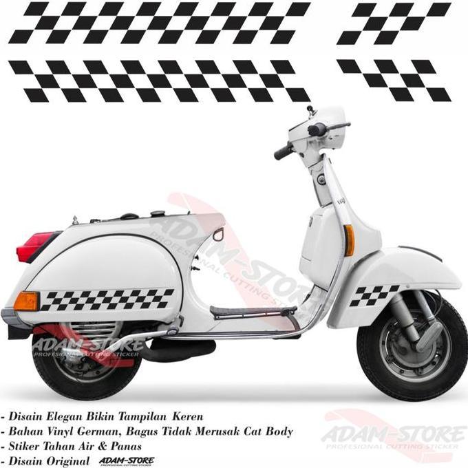 VSC2 Sticker Motor Vespa Px / Sticker Vespa Px / Sticker list kotak kotak motor vespa px