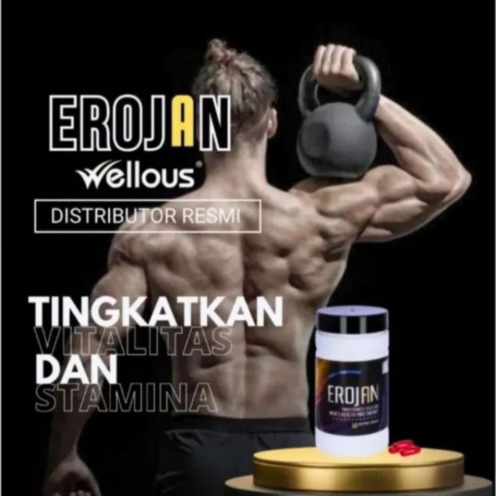 Erojan Official Store Original 100% Kapsul Suplemen Herbal Distributor Resmi Barcode Bpom