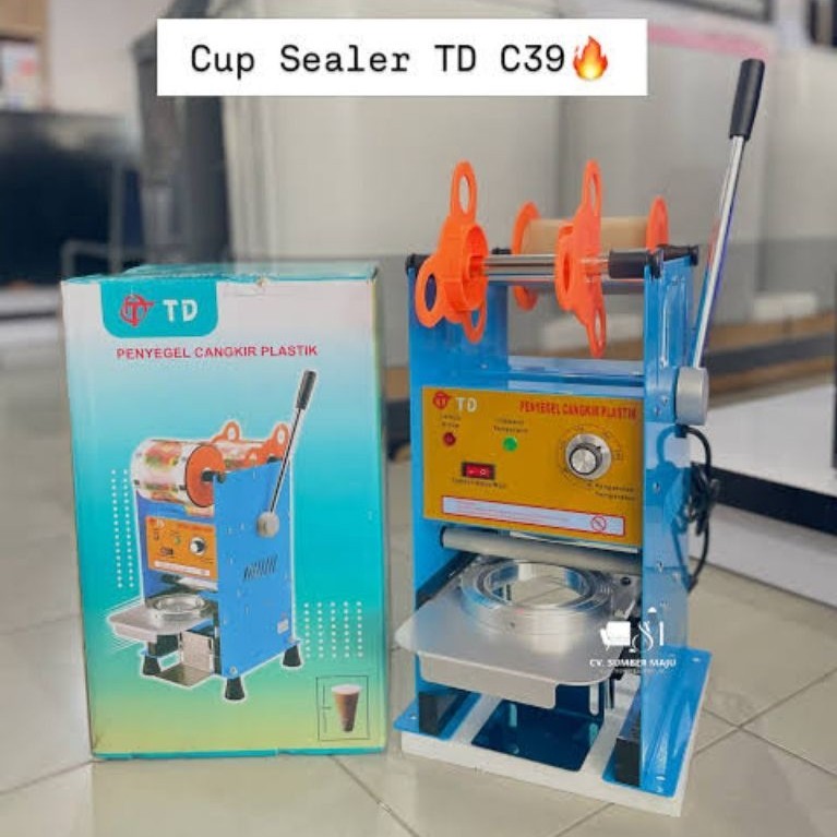 CUP SEALER TD C39 / MESIN PENYEGEL CANGKIR PLASTIK MANUAL / MESIN PENYEGEL CANGKIR PLASTIK 300 WATT 