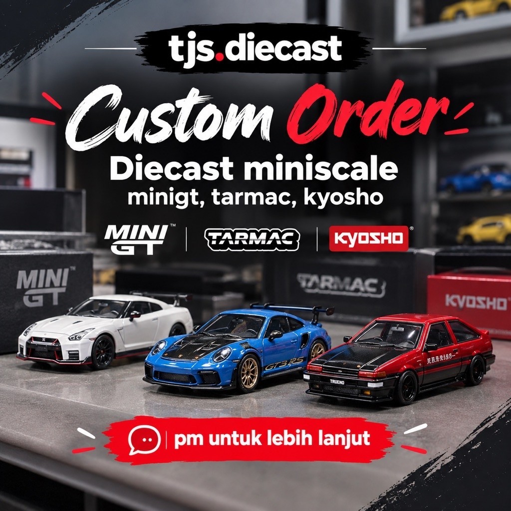 diecast custom order mini gt sparky tarmac kyosho wheels dna zukuri