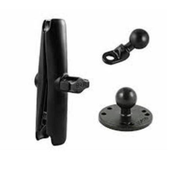 TERBARU - RAM Bolt Down 6" Arm 1x1 Plate #40073 Rigid Industries Black Finish