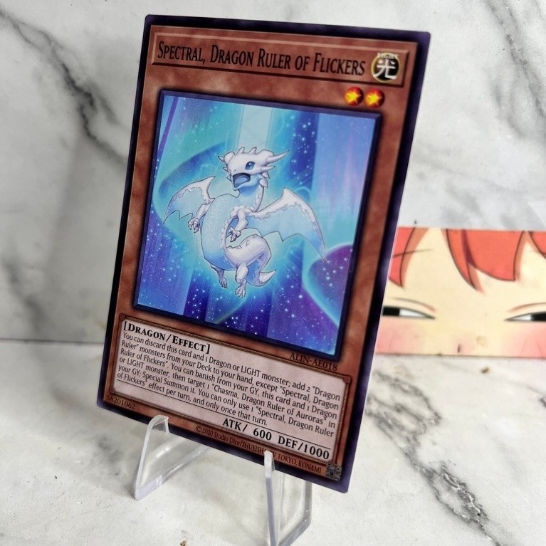 Yugioh Card - Spectral, Dragon Ruler Of Flickers