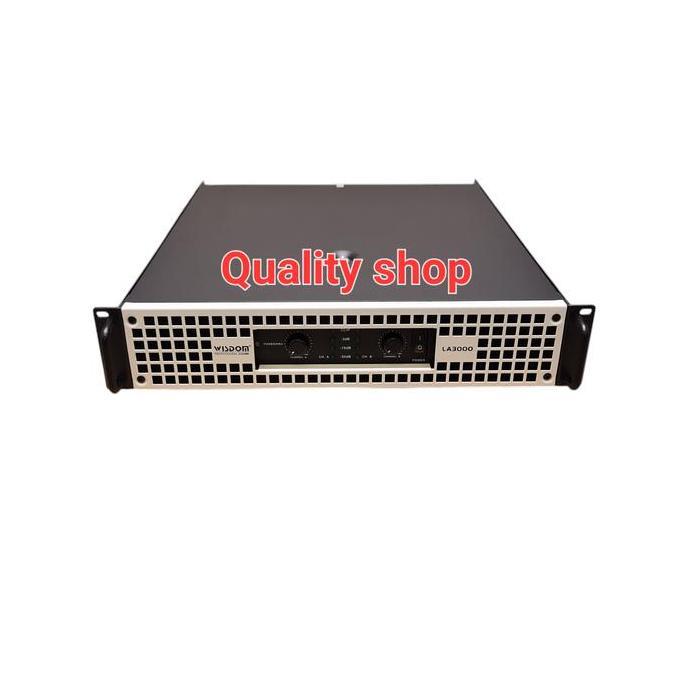 TERBARU - POWER AMPLI WISDOM LA3000 / LA-3000 / LA 3000 ORIGINAL