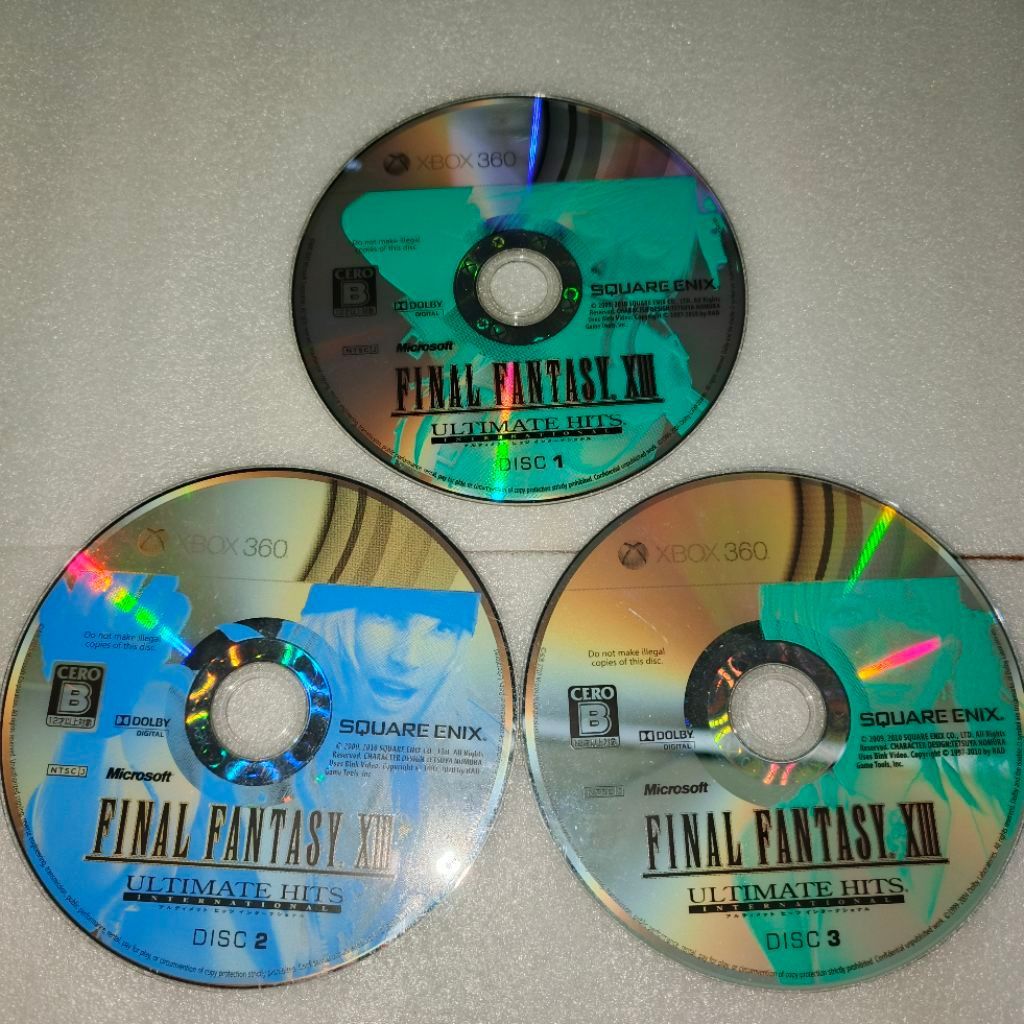 dvd game original xbox 360 final fantasy XIII