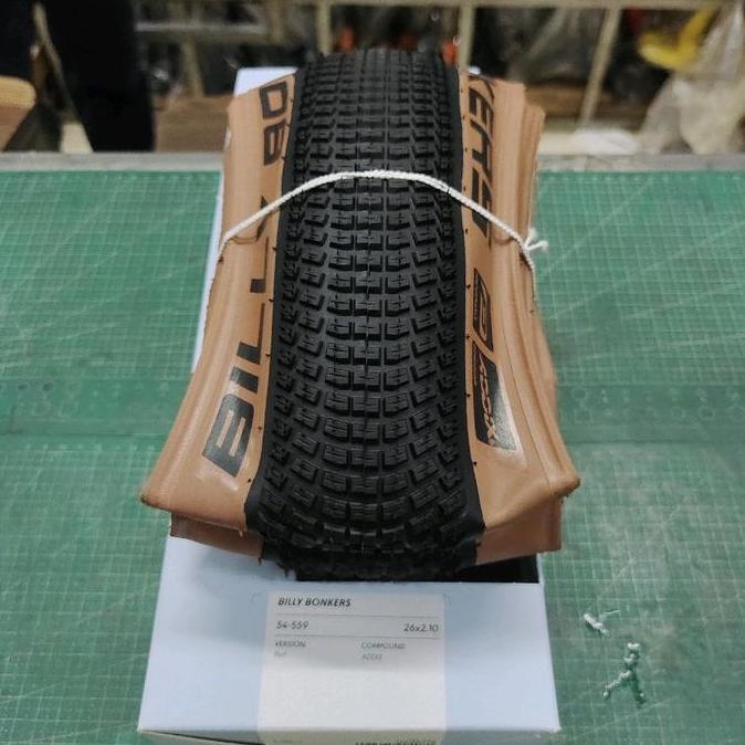 (1 pcs) Tire Schwalbe BILLY BONKERS 26 x 210 kevlar Tanwall Black Brown - Ban Luar 26x210 Schwable B