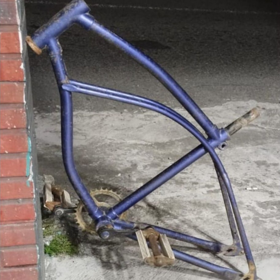 Frame Sepeda Lowrider Ukuran 20 Biru