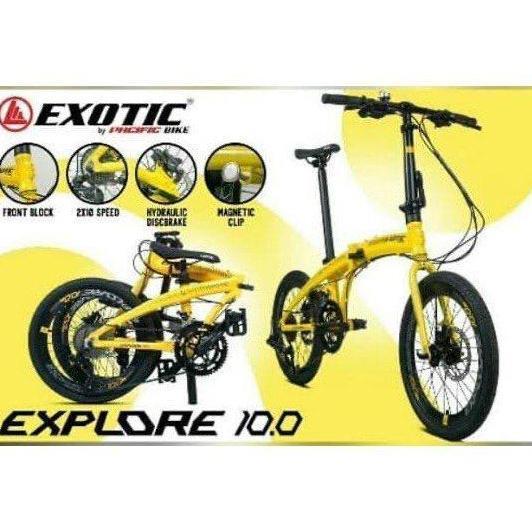 Exotic Explore 10.0 Hydraulic 10 Speed By Pacific Bike