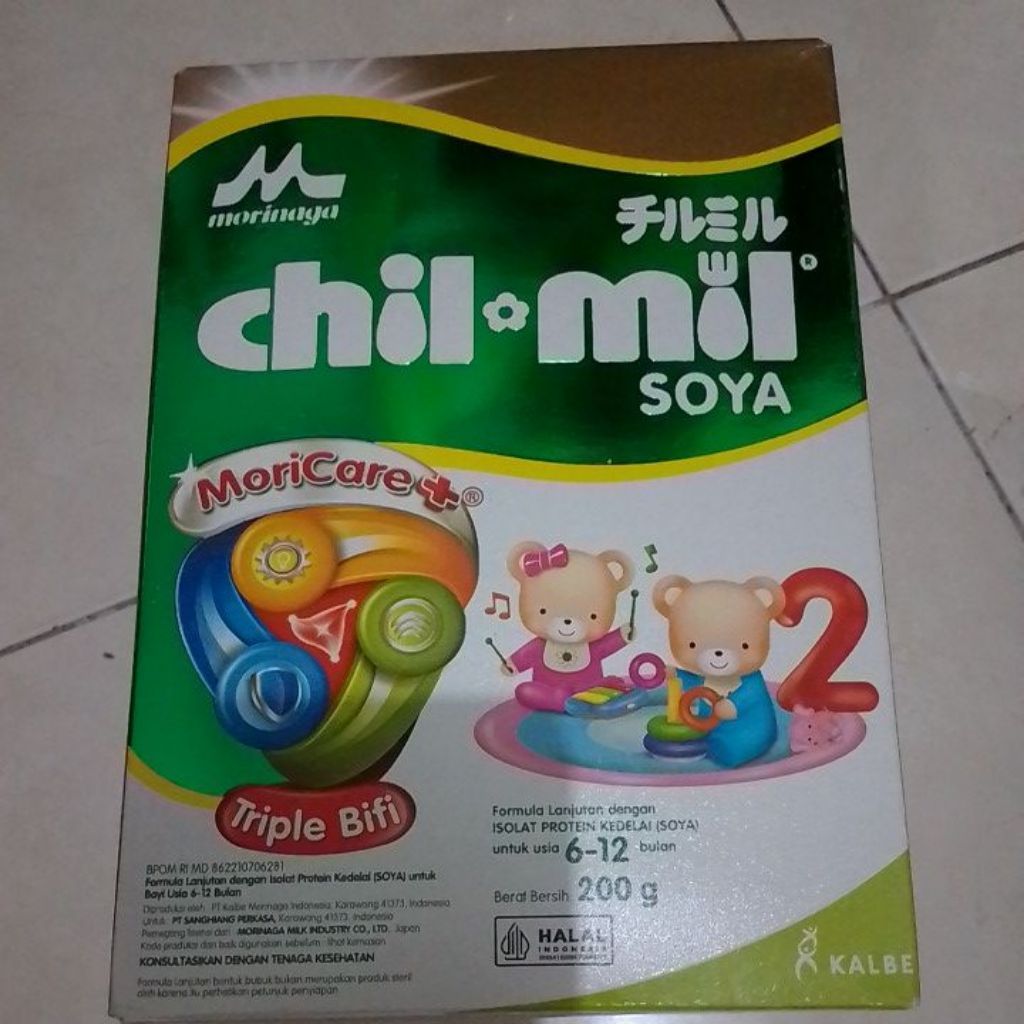 MORINAGA Chil Mil Soya Susu Formula 6-12 Bulan Isolat Protein Kedelai 200gr
