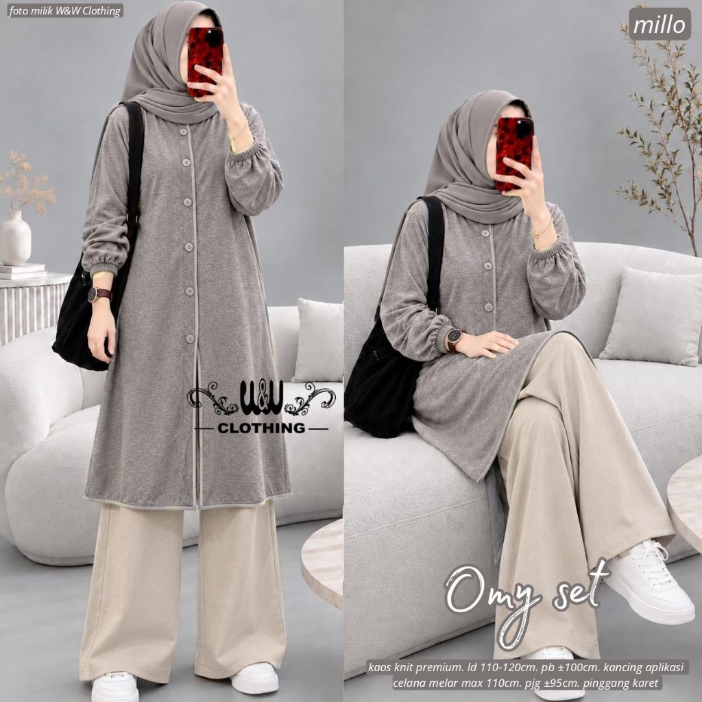 GAMIS WANITA MODEL TERBARU OMY / AMOR SET/  MEI/ JENNI #3 SET BY W&W CLOTHING ORIGINAL BAJU DRESS PE