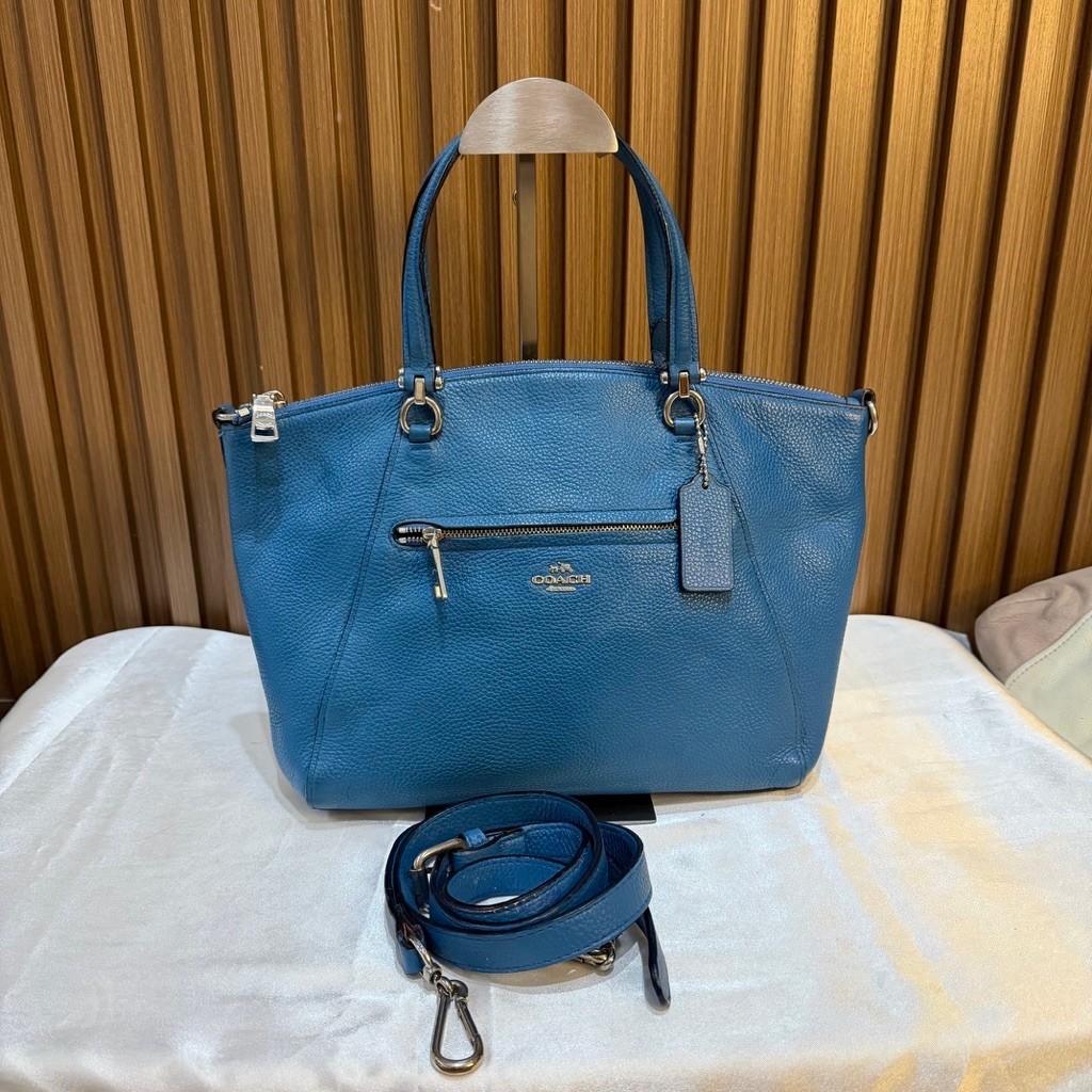 Coach Prairie Satchel Denim Blue