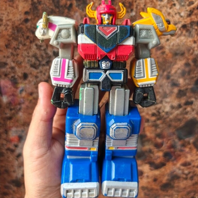 figure megazord power ranger lost galaxy gingaman