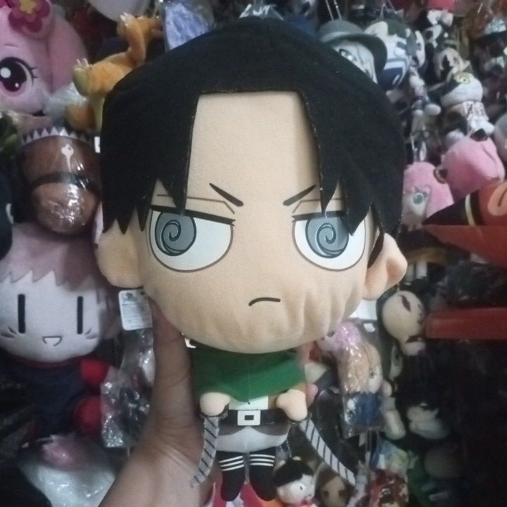 Official BIG Plush Levi Ackerman Attack on Titan/ AOT/ Boneka Levi AOT ORIGINAL