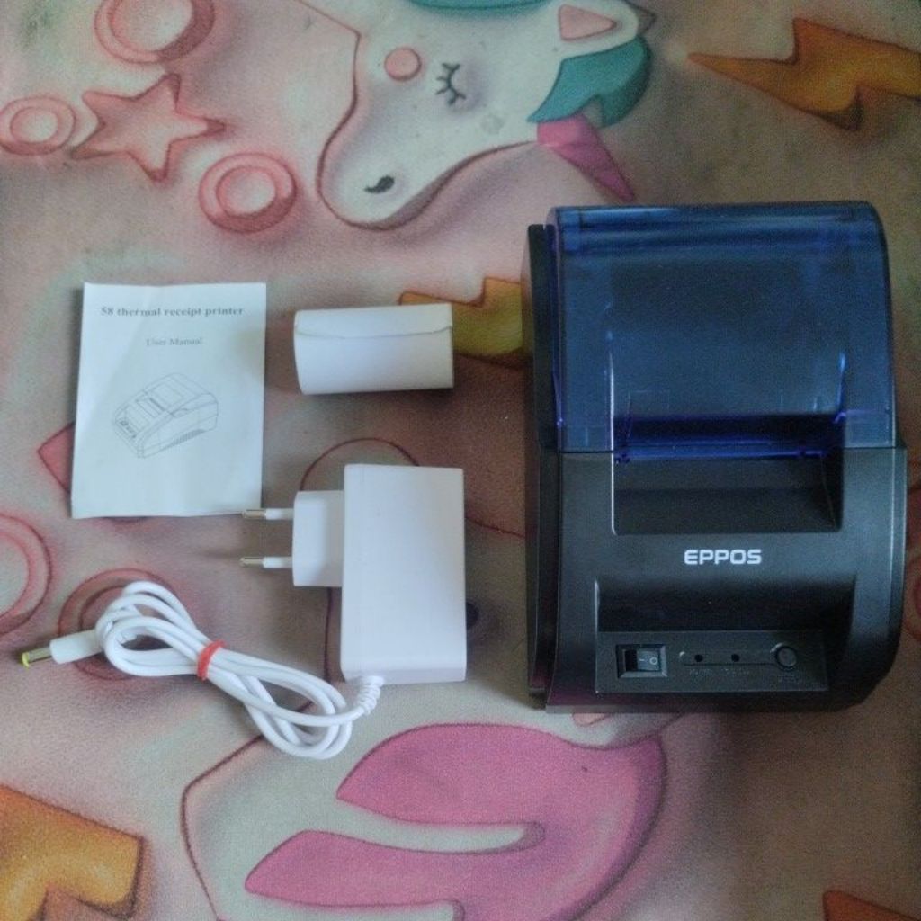 Bekas Printer EPPOS EP58M Plus Thermal POS Printer 58mm USB & Bluetooth - 15 Meter USB Cable Include