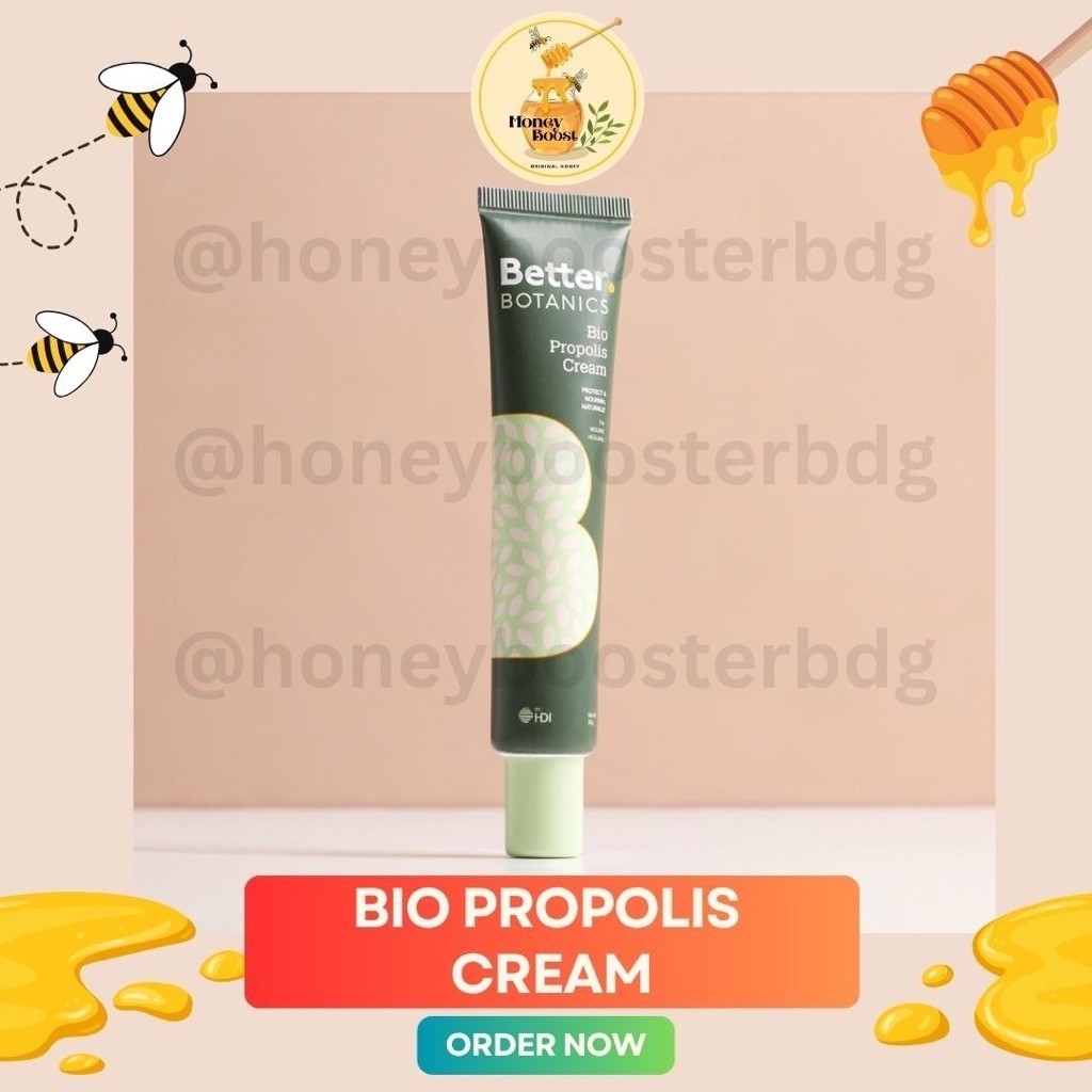 Bio Propolis Cream Better Botanics – Krim Herbal Alami untuk Kulit Sehat & Cerah / lotion body creme