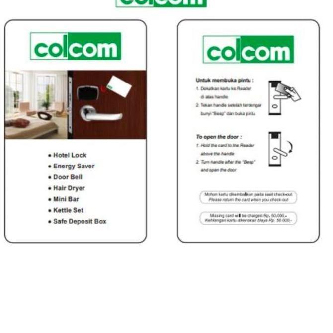 "" Kartu RFID-Colcom type 9032 /9016 Putih