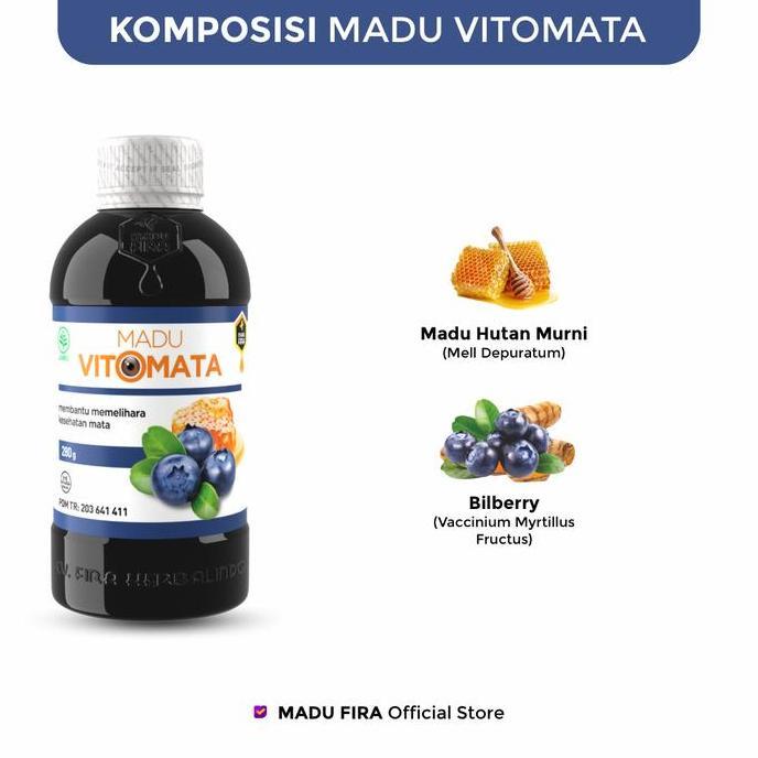 Farma- Madu Vitomata 280Gr - Membantu Memelihara Kesehatan Mata