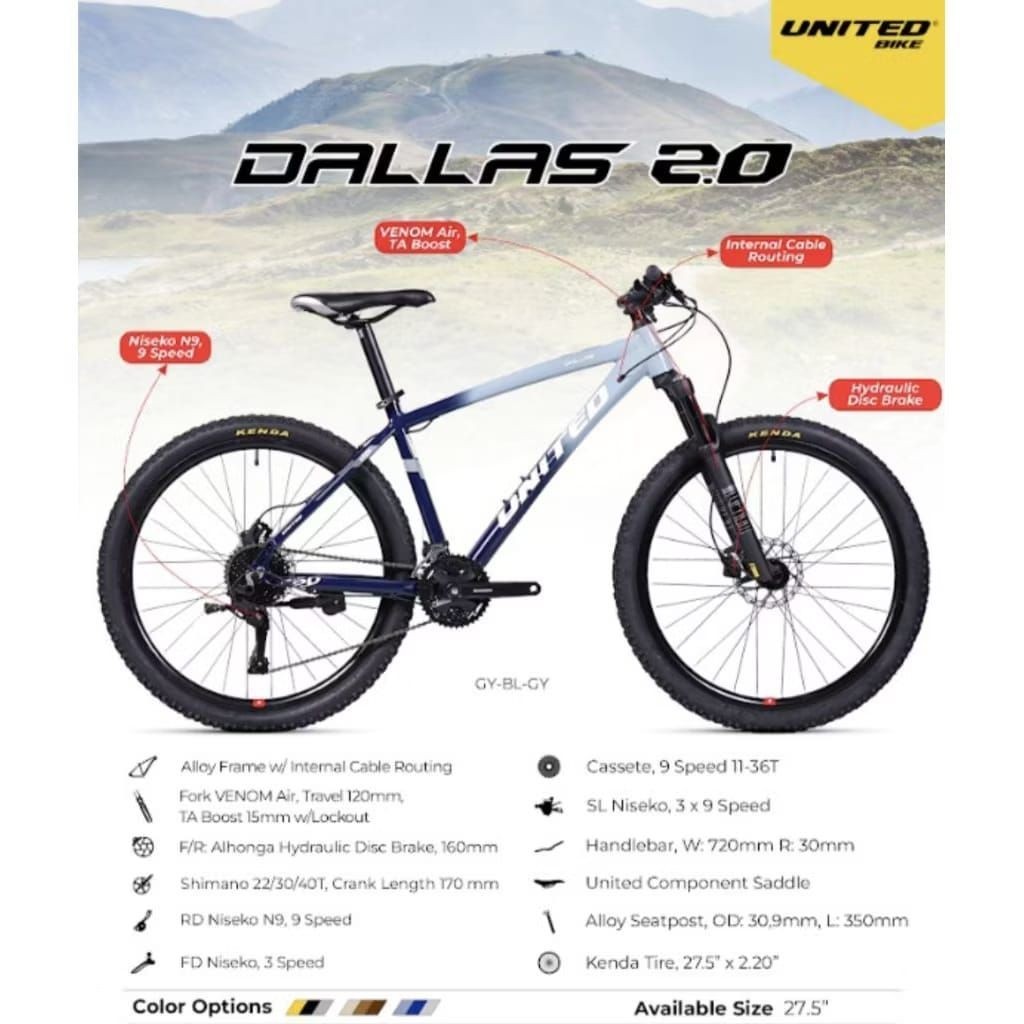 MTB 27,5 UNITED DALLAS 2.0