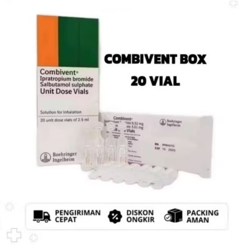 alat bantu pernapasn Nebulizer uap combiven box
