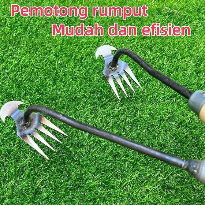 Harvest- Weeding Garu Harrow Manual Weeding Hoe Weeding Penghapusan Puller Hoe