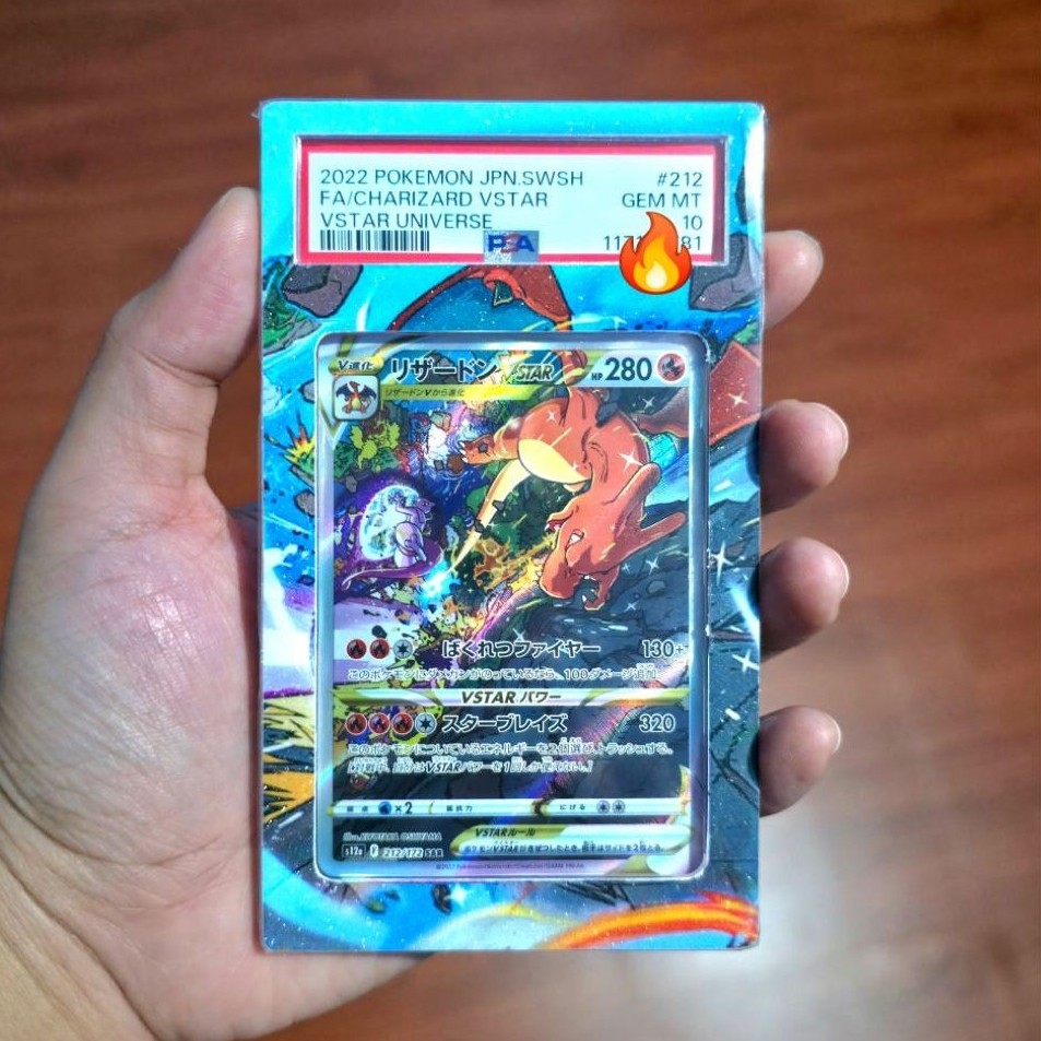 PSA 10 Charizard Vstar Pokemon Card Japanese 212/172 Vstar Universe