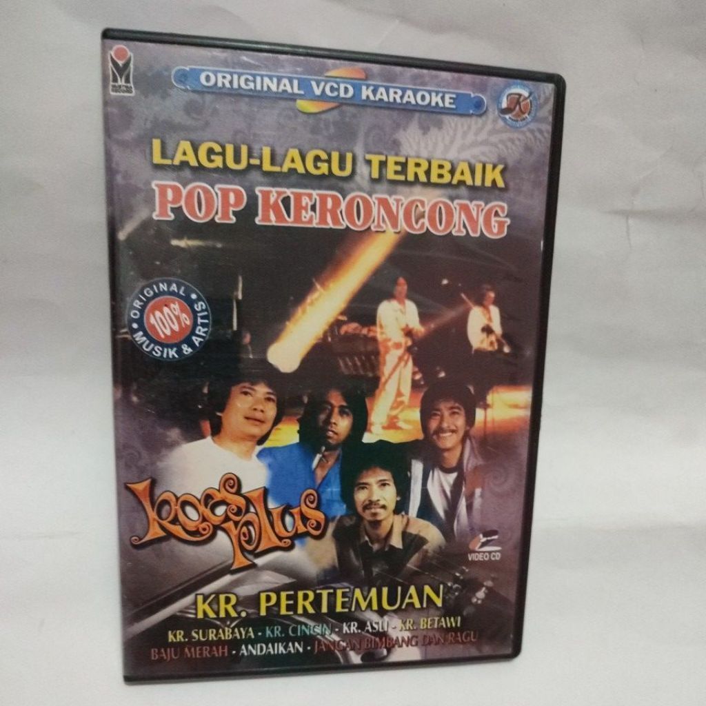 VCD KARAOKE POP KERONCONG KOES PLUS KR. PERTEMUAN