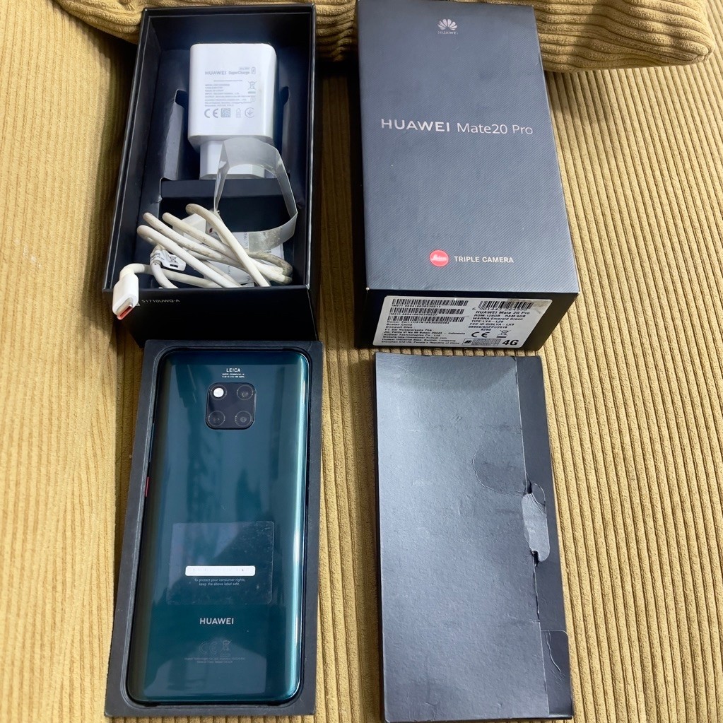 huawei mate 20 pro ram 6 / 128 resmi indo fullset original